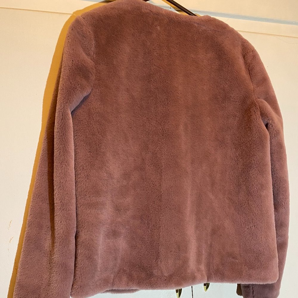 Promesa Studded Teddy Jacket, Mauve, Large - Picture 2 of 13